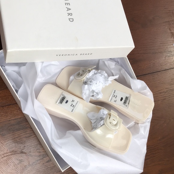 VERONICA BEARD DAVINA Jelly Pool Slide SANDALS - Picture 8 of 11